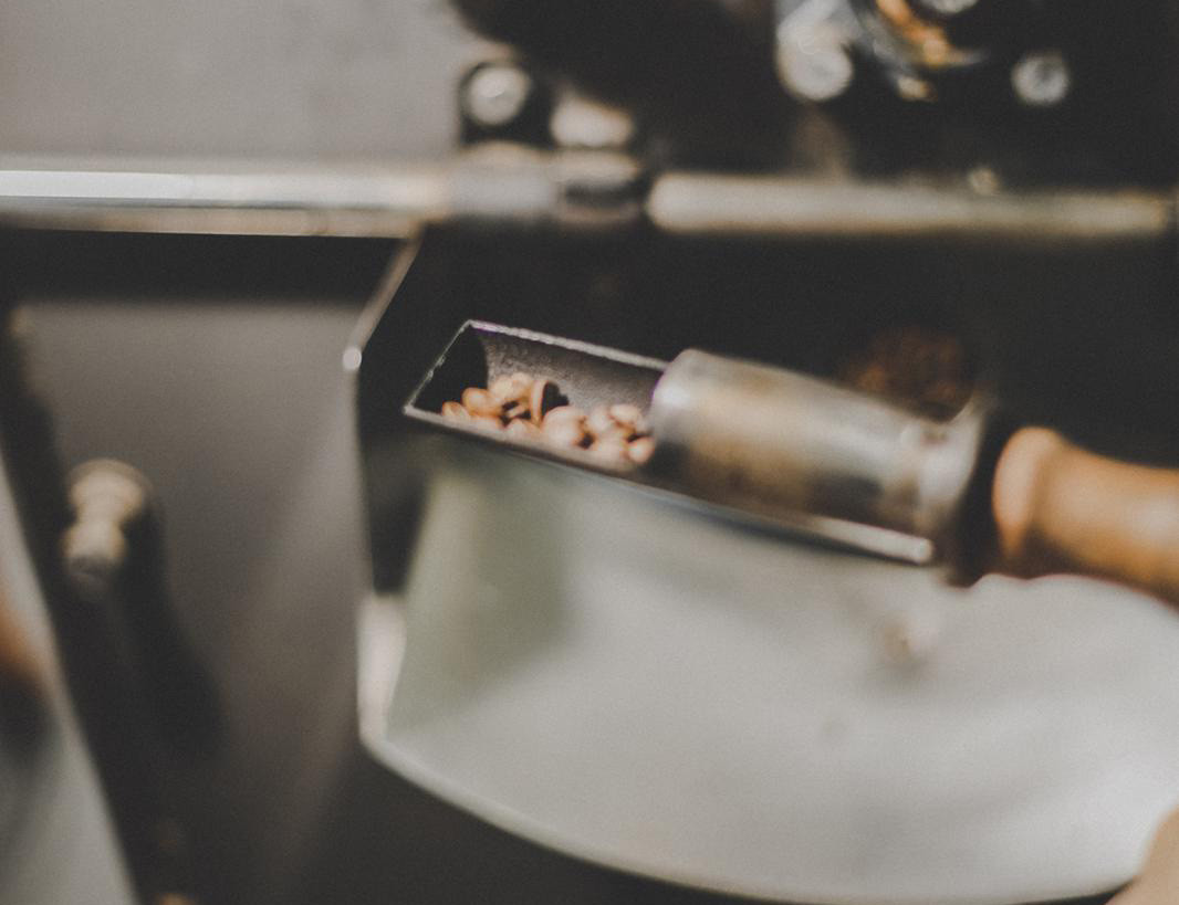 Interior view of Parable Coffee Co. roasting and cafe space.